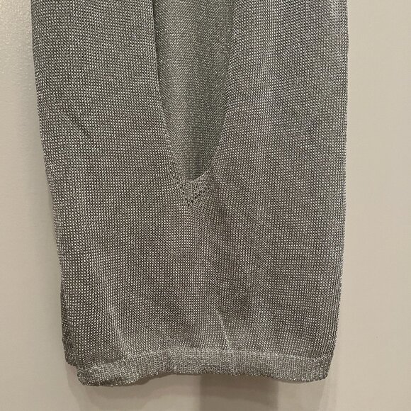 Silver Shiny Sleeveless Dress by H&M (Size‎ 6) - Picture 4 of 15